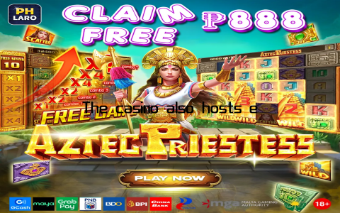 The casino also hosts exciting tournaments and challenges, giving players the chance to compete for lucrative prizes
